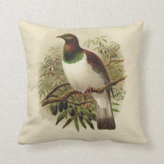 Oiseaux vintages de NZ de la Science - coussin