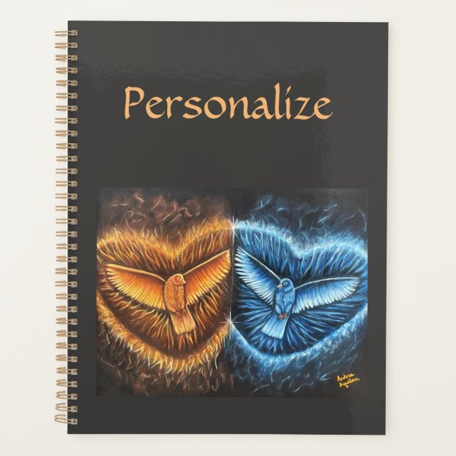 Oiseaux volant ensemble- (Devant)