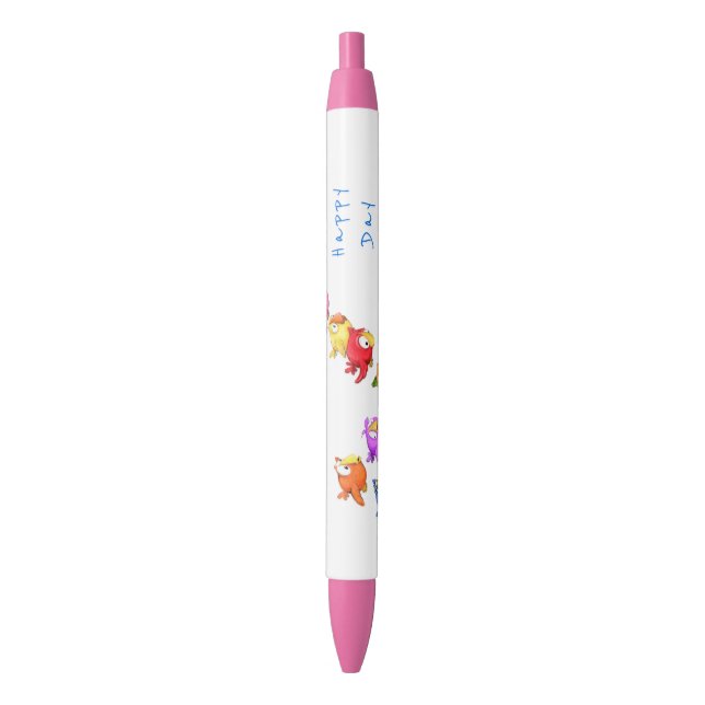 Oiseaux volants colorés Fils de stylo (devant Vertical)