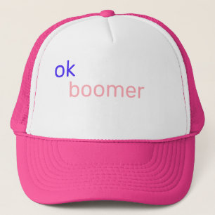 ok boomer drôle mème casquette