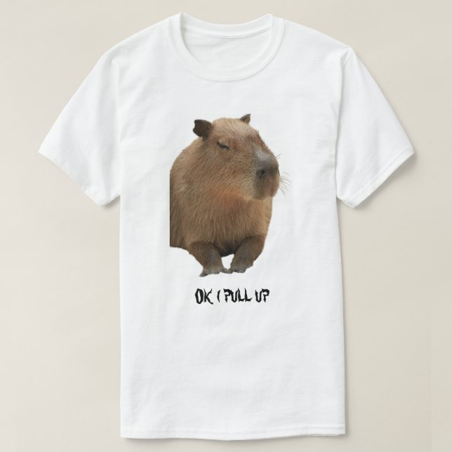 Ok, je tire Capybara T-Shirt (Design devant)