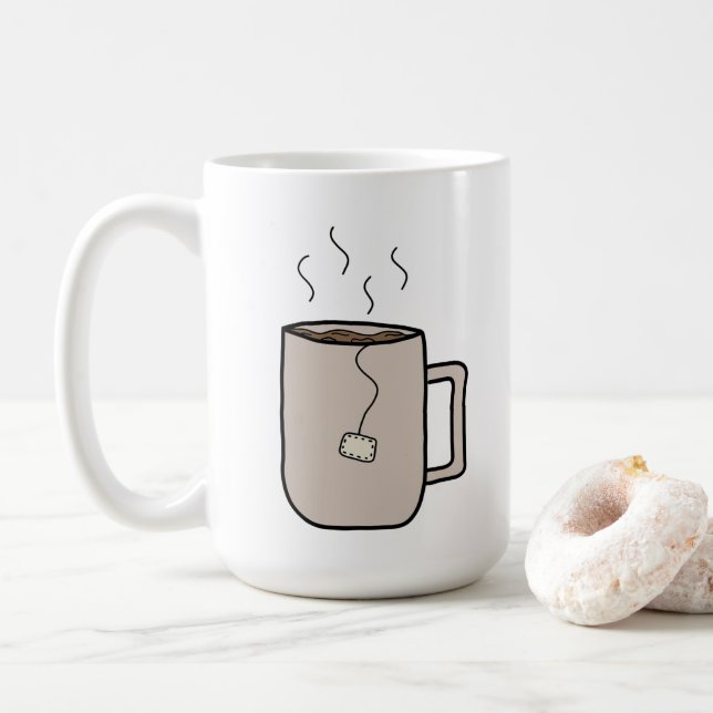 Ok, Mais Premier Thé - Mug (Avec donut)