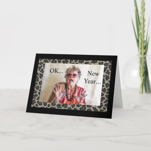 OK Nouvel An, voici ce que vous devez faire Carte (Devant)