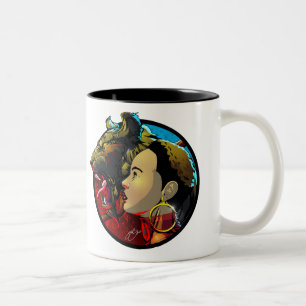 Okira avec la tasse d'animal familier