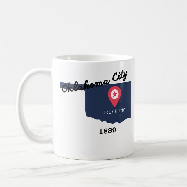 Oklahoma City coffee mug  (Gauche)