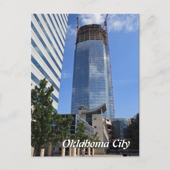 Oklahoma City, Devon Tower Construction Carte post (Devant)