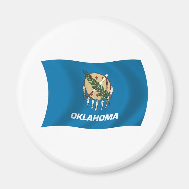 Oklahoma Flag Magnet (Devant)