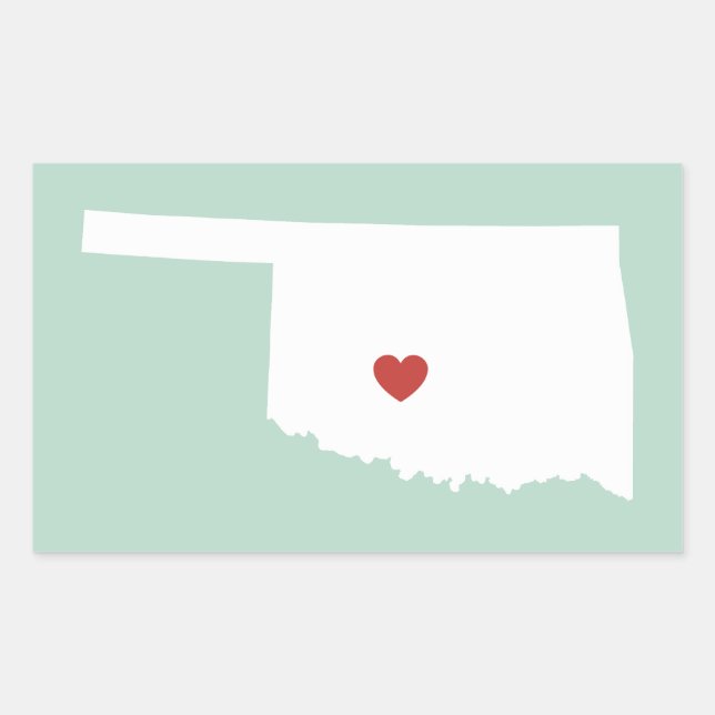 Oklahoma Love - Autocollant personnalisable (Devant)