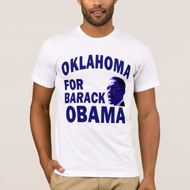 Oklahoma pour le T-shirt Union Obama (Devant)