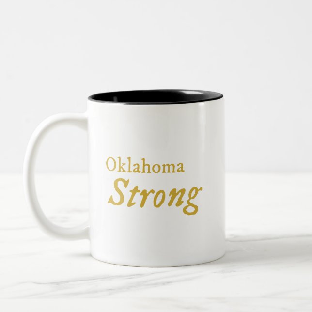 Oklahoma Strong Coffee Mug (Gauche)