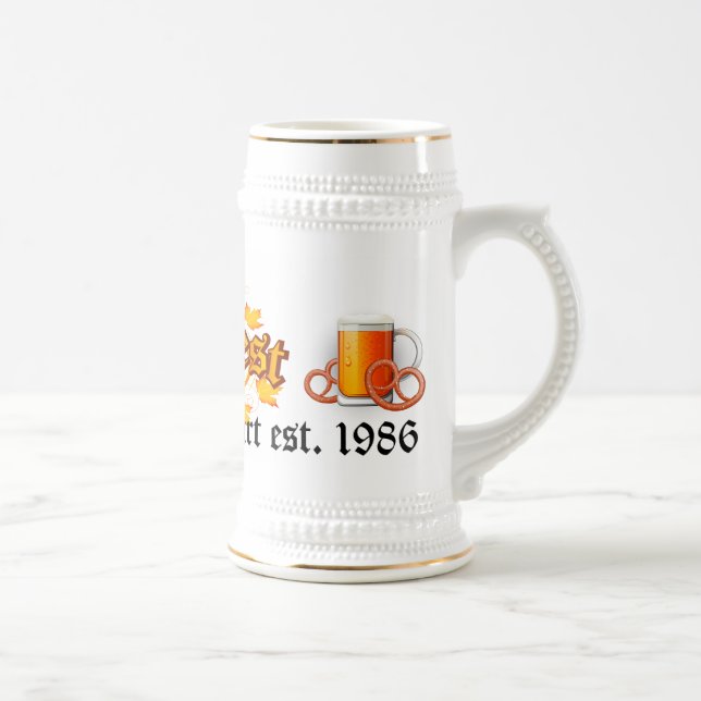 Oktoberfest Beer Stein - Beer Mug (Droite)