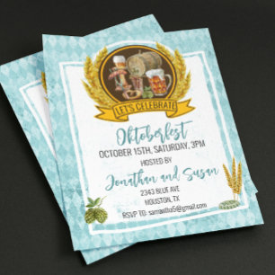 Oktoberfest Beer Watercolor Octobre