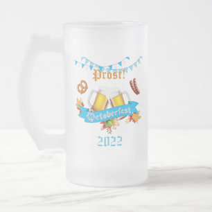 Oktoberfest Frosted Beer Mug