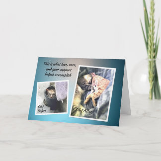 Olaf Carte de remerciements