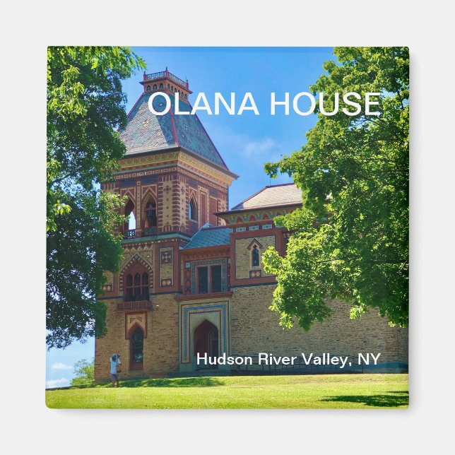 Olana House, Hudson River Valley, NY Magnet (Devant)