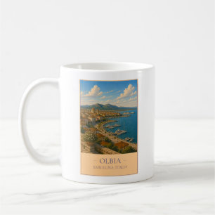 Olbia, Italy – Vintage Travel Mug