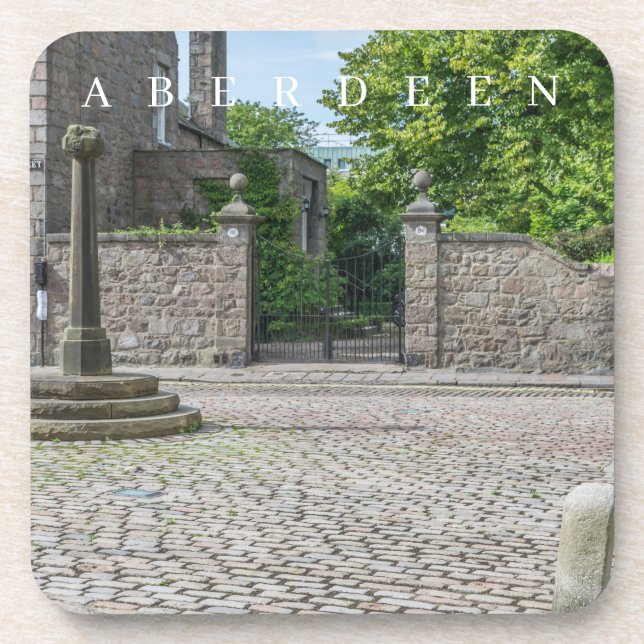 Old Aberdeen Mercat Cross vue dessous de verre (Devant)