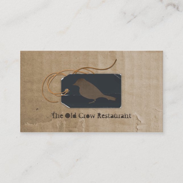 Old Crow Cartes de visite (Devant)