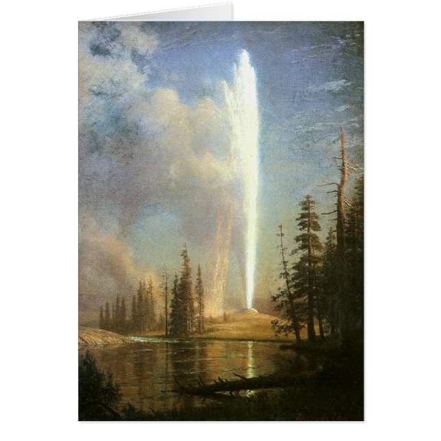 Old Faithful, Albert Bierstadt (Devant)