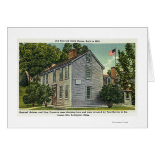 Old Hancock Clark House Vue, Paul Revere Rode B