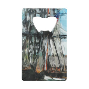 Old Ironsides Boston Harbour Impressionnisme Abstr