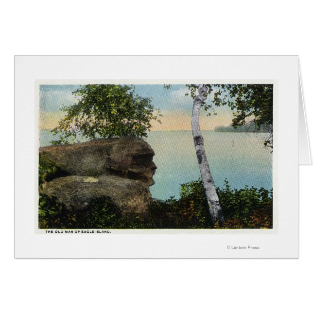 Old Man Rock Formation de Eagle Island View (Devant horizontal)