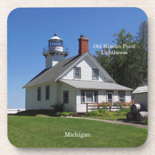 Old Mission Point Lighthouse 6 dessous de verre en