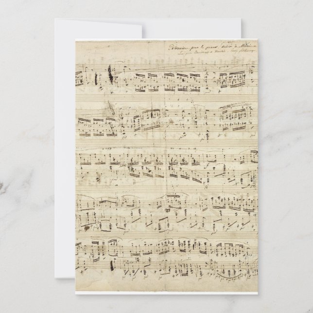 Old Music Notes (Devant)
