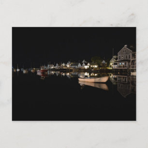 Old North Wharf à la carte postale de nuit