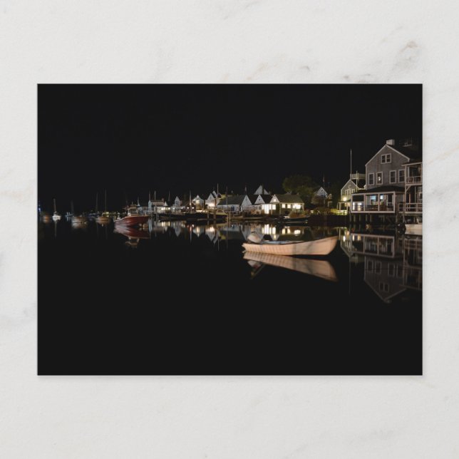 Old North Wharf à la carte postale de nuit (Devant)