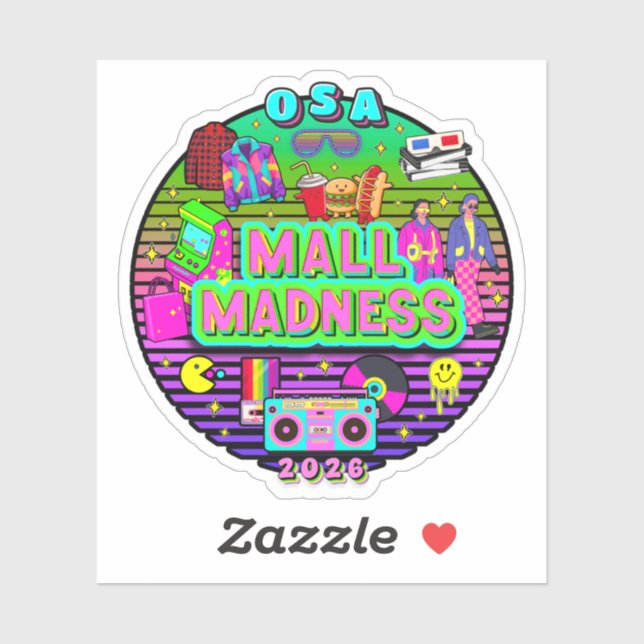 Old School April 2026 Logo Sticker (Feuille)