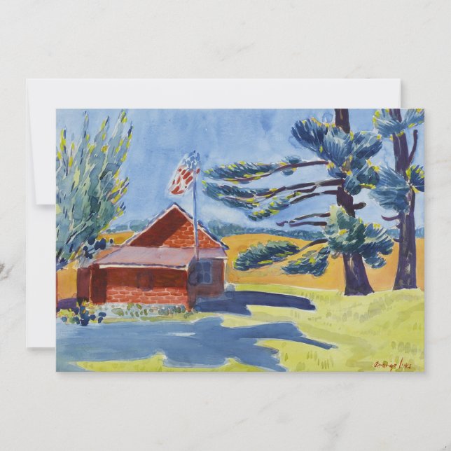 Old Schoolhouse, Ryders | George Luks (Devant)