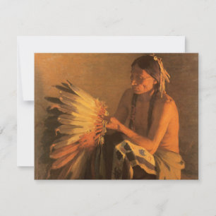 Old War Bonnet par Joseph Henry Sharp