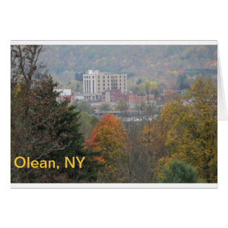 Olean, carte postale de NY