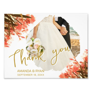 Oleander Fleurs Merci Mariage Photo Imprimer