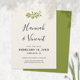 Olive Branch Enregistrer la carte Date Ivoire