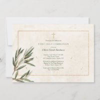 Olive Branch Invitations religieuses