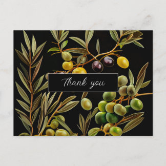 Olive Branches de Gratitude : Merci Cartes
