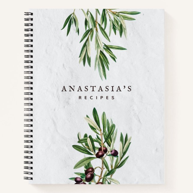 Olive Feuille Greek Island Recette Livre de recett (Devant)
