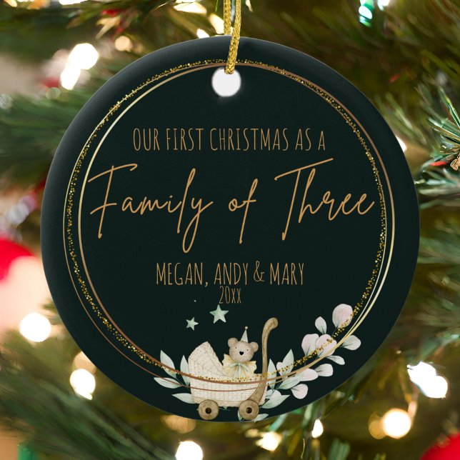 Olive Glittering Family Starlight Ornement (Créateur téléchargé)