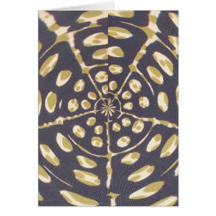 Olive Green Polka Point Radial Motif Art Imprimer