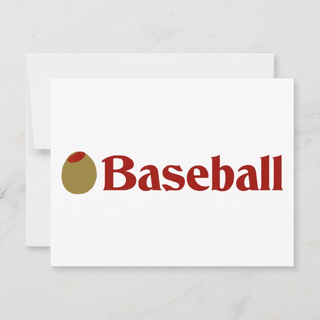Olive (I Love) Baseball (Devant)