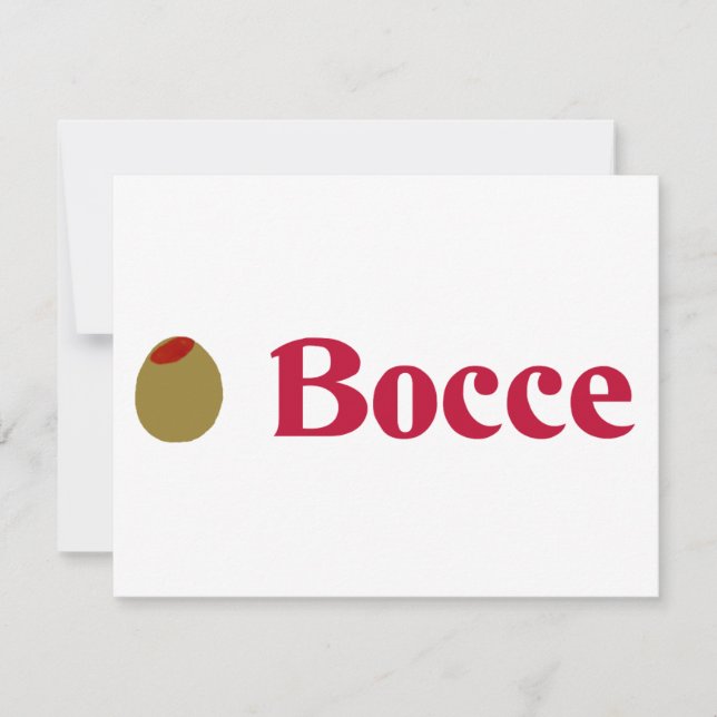 Olive (I Love) Bocce (Devant)