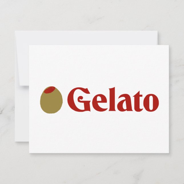 Olive (I Love) Gelato (Devant)