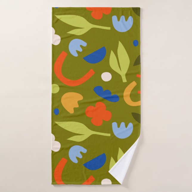 Olive Meadow (Serviette de bain)