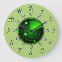 Olive Radar Proximité avec Grande Horloge à Heure