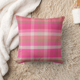 Olive rose Blanc Plaid Décoratif Lisse Oreiller