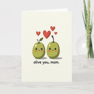 Olive Vous Maman Joliment Art Carte