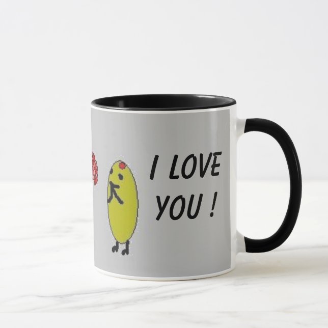 OLIVE VOUS - olives dans l'amour - tasse (Droite)