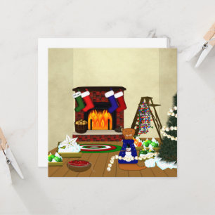 Oliver décore pour Noël
